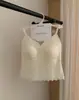 Camisola francesa original 676 de encaje, de longitud media, con copas fijas incorporadas, versátil para usar como prenda exterior, con diseño calado para una espalda hermosa