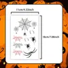 Combinación de Pegatinas de Tatuaje con Elementos de Horror Sangriento Oscuro de Halloween Transfronterizo, Maquillaje de Miedo y Divertido, Estilo Atmosférico, Oscuro