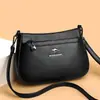 Bolso de Hombro Único Versátil de Moda Estilo Nuevo 2026 Bolso para Mamá de Mediana Edad Cuero Suave Bolso Cruzado para el Trabajo