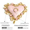 Yuhui Accesorios para Joyería DIY de Acero Inoxidable Transfronterizos Tema Deportivo Balón Principal del Mundial Colgante Chapado en Oro Real Accesorios DIY