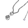 Collar de anillo de pin de viento frío de metal femenino femenino luz Lujo Lujo Personalidad de alto sentido Joker cadena de suéter