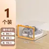Caixa de Sapato Transparente com Tampa Flip-Top e Furo Redondo, Porta-Sapato Dobrável Espesso Visível de Alto Valor para Dormitório, Essencial para Armazenamento em Casa