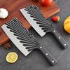 Fábrica Yangjiang directo forja casera cuchillo de carnicero cuchillo para rebanar cuchillo para huesos modelo de 20 yuanes funcionando puesto de Jianghu cuchillo de cocina