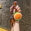 Llavero Serie de Comida Creativa Regalos Pequeños Colgante de Muñeco de Peluche Decoración de Bolsita de Regalo Pequeña Llavero Venta al por Mayor