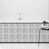 Fanxi Novo Tijolo Padrão Adesivo Retro Nostálgico Estilo Entrada Canto Cozinha Banheiro Washstand Pintura Decoração de Parede
