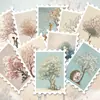 36 Pegatinas de Sellos Florales, de Árboles y Animales Temáticas de Sanación en Diseño de Acuarela Estilo Bosque para Diario DIY y Decoración de Tarjetas Al por Mayor