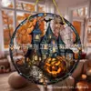 Serie de Halloween Transfronteriza Atrapasoles de Acrílico Manualidad Adorno Colgante Decorativo Creativo Disco de Acrílico