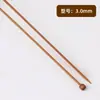 Atacado do fabricante agulhas de tricô de bambu carbonizado de cabeça única para tricô manual de cachecóis, conjunto completo de ferramentas de tricô para casa