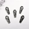 Accesorios de bricolaje para Halloween, arte de uñas, joyería de aleación, viento oscuro, araña, calavera, murciélago, cruz, arte de uñas, adornos de diamantes