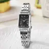 Nuevo Reloj Popular para Mujer, Reloj de Mujer, Reloj de Guangzhou, Reloj Cuadrado de Acero de Aspecto Elegante, Lujo Accesible de Nicho Ins