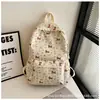 Mochila Linda de Cachorro Japonés Mochila Floral para Niñas Versátil para Estudiantes de Secundaria Estudiantes de Primaria Mochila de Cachorro Dachshund