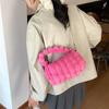 Bolso Pequeño de Moda Otoño 2025, Elegante Bolso Bandolera de Piel Sintética, Textura de Alta Gama, Elegante, Bolso de Hombro Cruzado para Mujer