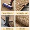 Alfombra Imitación Sisal Anti-Arañazos de Gato Lavable Sala de Estar Imitación Lino Estilo Tronco Hogar Dormitorio Color Sólido Se Puede Etiquetar y Enviar