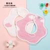 Babador Toalha de Saliva para Bebê 100% Algodão Babador de Gaze Bolha Oito Camadas para Bebê Infantil Recém-Nascido Comer Babador Impermeável