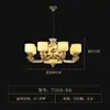 Nuevo Candelabro Estilo Chino, Todo Cobre y Jade, Lámpara de Sala de Estar de Alta Gama y Elegante, Adecuado para Comedor, Villa, Vestíbulo de Dúplex, Iluminación, Zhongshan