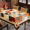 Toalha de Mesa Estilo Americano Impermeável e à Prova de Óleo, Não Precisa Lavar, Novo Modelo 2026, Jogo Americano de Mesa de Jantar de Luxo Leve, Pano Retangular para Mesa de Centro