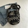 Bolso bandolera para mujer, combinable con todo, invierno 2024, estilo informal, de lana polar, bolso de mano para mujer