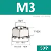 Aço Inoxidável 304 Tipo K Porca Dentada Métrica Parafuso com Tampa Porca Multi-Dentes Formato K Porca Anti-Afrouxamento M3M4M5M6M8