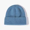 Fabricantes de origen sombrero de otoño e invierno moda casual sombrero de lana mujeres color sólido versión coreana sombrero de punto Joker sombrero para el frío para hombre al por mayor