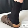 Calcetines de algodón blancos para mujer, absorbentes de sudor, transpirables, elásticos, sin costuras, de media pantorrilla, antibacterianos y resistentes al olor, venta al por mayor desde Zhuzji