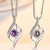 Nuevo colgante transfronterizo elegante para mujer colgante chapado en plata joyería colgante de encanto venta al por mayor directo de fábrica regalo de cumpleaños