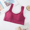 Top de tubo grande con espalda en U Ropa interior para mujer Sujetador sin costuras Ropa interior Envoltura de pecho de una pieza Deportivo Sin aros Chaleco Ropa exterior para mujer