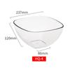 Tazón Transparente Acrílico para Ensalada Comercial, Tazón para Mezclar Repostería, Recipiente para Batir Huevos, Jarra para Servir Agua de Restaurante, Lavamanos, Recipiente para Agua de Bar, Hecho a Medida