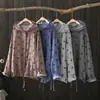 Coleção Primavera 2026: Cardigan Feminino com Capuz Solto, Bolinhas Grandes Tingidas na Massa, Estilo Artístico, Blusa Casual