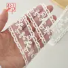 Tela de encaje hueco Ropa Cortina Material Decoración Hecho a mano DIY Accesorios para el cabello Accesorios de lazo Encaje