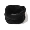Bufanda de Cachemir Hueca Tejida para Mujer Invierno Color Sólido Versátil Conjunto de Cuello de Cachemir Bufanda Pequeña Suéter Cálido Cuello Falso