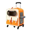 Fabricante Moorpet/Mopet Fornece Diretamente Mochilas com Carrinho Portátil para Animais de Estimação, Bolsas Respiráveis de Grande Capacidade para Gatos e Cachorros
