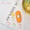 Menina Celebrante Cibernética Cor Fundo Plano Gota Diamante Acessórios de Unha Super Brilhante Vidro Multicorte Diamante Cristal Acessórios para Arte de Unhas