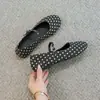 Novedad Otoño 2026 Estilo Francés Casual Poco Profundos Puntera Redonda Zapatos de Abuela para Mujer, Mocasines Mary Jane Planos sin Cordones para Mujer