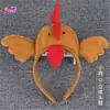 Día del Niño Diadema de Animales de Dibujos Animados Diadema Tridimensional del Zodiaco Tocado Accesorios para Escenario de Jardín de Infancia