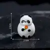 Paisagem em miniatura, figura de panda criativa que brilha no escuro, decoração DIY, pacote surpresa, ornamento para pendurar, pequena peça de exibição para mesa ou carro