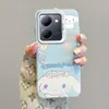 Adecuado para vivoY78 Crybaby Y17 chicas V30LITE perro de orejas grandes lindo S19 funda de teléfono de muñeca 3D, lujo ligero