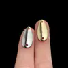 Atacado de fábrica lantejoulas para isca Luya 9*18/10*23mm boca de cavalo anzol único lantejoulas barra branca metal isca inclinada