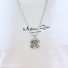 Collar de Ancla Náutica Vintage para Hombre Moderno Personalizado Estilo Punk Collar para Hombre Imitación Plata Tailandesa Estrella Brújula Marina Timón Colgante