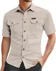 Transfronteiriço 2026 Masculino Novo Casual Estilo Americano Manga Curta Versátil para o Dia a Dia Camiseta de Cor Sólida Moda Atacado em Estoque
