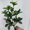 Flores de Campana Colgantes Simuladas Hojas DIY Flores Falsas y Plantas Verdes Tela para Paisajismo Materiales Accesorios Fotografía Adornos Florales Hojas de Azalea