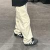 Pantalones casuales de estilo americano para hombre, de primavera y otoño, de calle, de verano, holgados, finos y largos con múltiples bolsillos, 07qwer