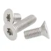 Tornillo de cabeza avellanada torx de acero inoxidable 316 GB2673 cabeza plana torx tornillo de seguridad antirrobo M3M4M5M6M8