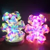 Festival da Primavera Ano Novo Laser Colorido Brilhante Redondo Gradiente Arco-Íris Lanterna de Mão Plástico Materiais de Artesanato Infantil para Exibição