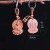 Llavero de Madera de Durazno Navegación Suave Llavero Colgante para Coche Suministro en Vivo para Puesto Atracción Suministro Llavero