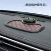 Suporte de celular para carro com grade giratória, tapete antiderrapante, placa de estacionamento com número para painel, suporte universal, acessório interno