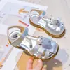 Sandalias para Niñas Zapatos de Playa Infantiles 2026 Verano Nuevos Zapatos de Princesa Transpirables Huecos de Punta Cerrada Zapatos para Bebé Niña de Suela Suave