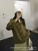 Cardigan de Tricô Chunky Retrô com Ponto Trançado Feminino Outono Inverno Solto Gola Grande Botão de Chifre Casaco Suéter Top Estilo Preguiçoso