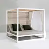 Sofá Jaula de Pájaros Cama de Ratán Lugar Escénico Casa de Huéspedes al Aire Libre Sofá de Vacaciones Celebrante Cibernético Pájaro que Pica Nido de Pájaro Cama Redonda Hamaca al Aire Libre