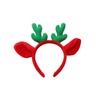 Joyas Haichao Corea del Sur Diadema Dongdaemun Felpa Cuernos de Navidad Diadema roja Diadema Lavado de cara Fuera Celebridad de Internet Femenino