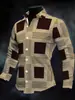 Camisa Casual de Manga Larga para Hombre 2026, Camisa de Moda Transfronteriza sin Planchar, Camisa Digital de Tallas Grandes para Hombre